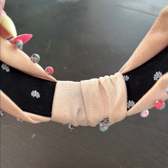 Lele Sadoughi Beaded Headband - very pale pink - Picture 5 of 5